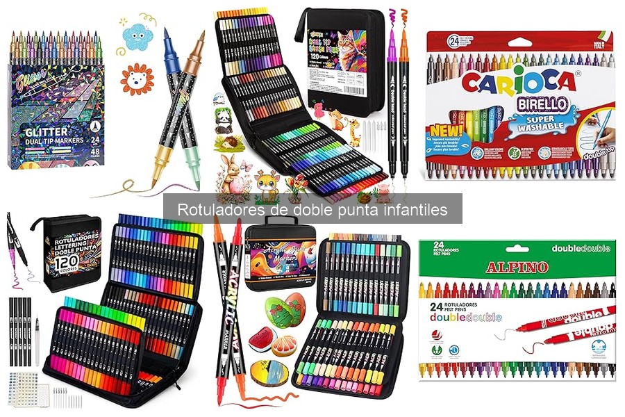 Cómo Usar Rotuladores de Doble Punta en Manualidades Infantiles