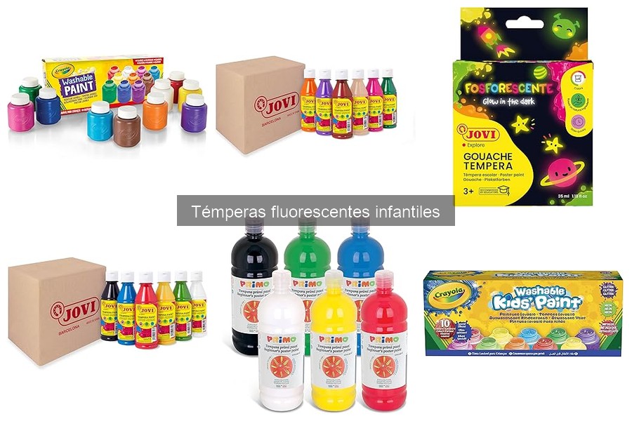 Cómo Usar Témperas Fluorescentes en Manualidades con Niños