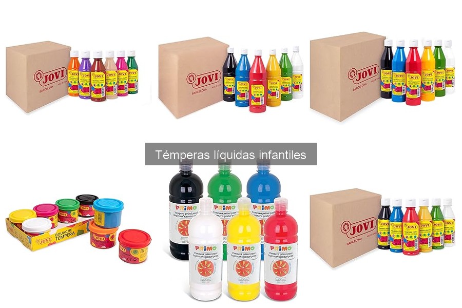 Cómo usar témperas líquidas en manualidades infantiles