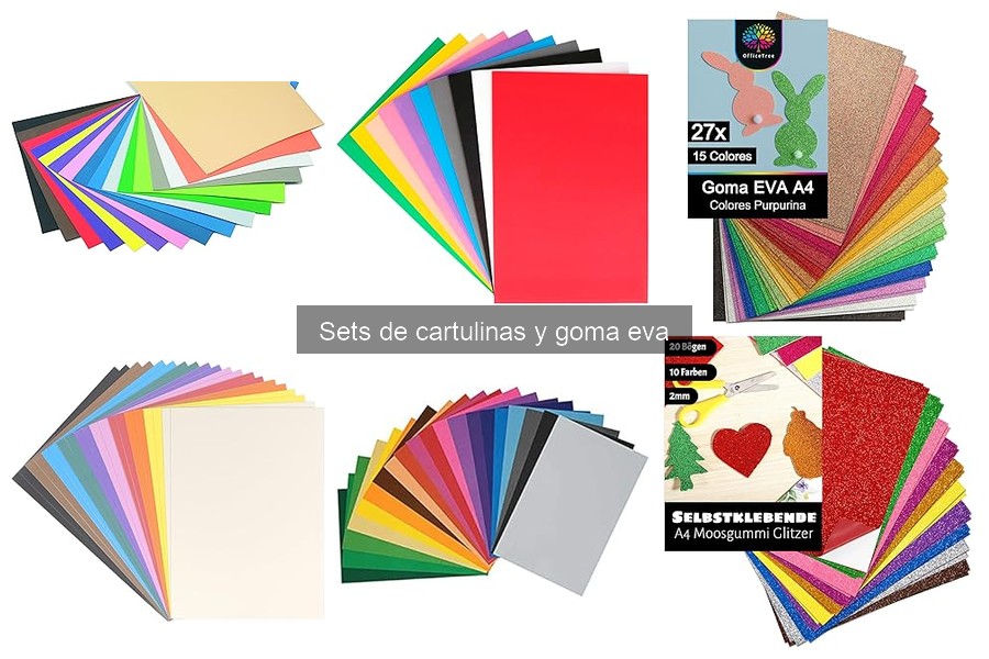 Cómo utilizar cartulina y goma eva en manualidades infantiles