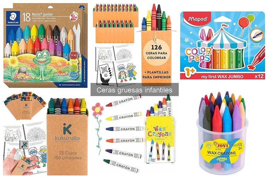 Cómo utilizar ceras gruesas en manualidades infantiles