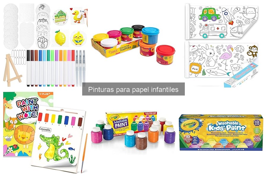 Cómo utilizar pinturas para papel en manualidades infantiles