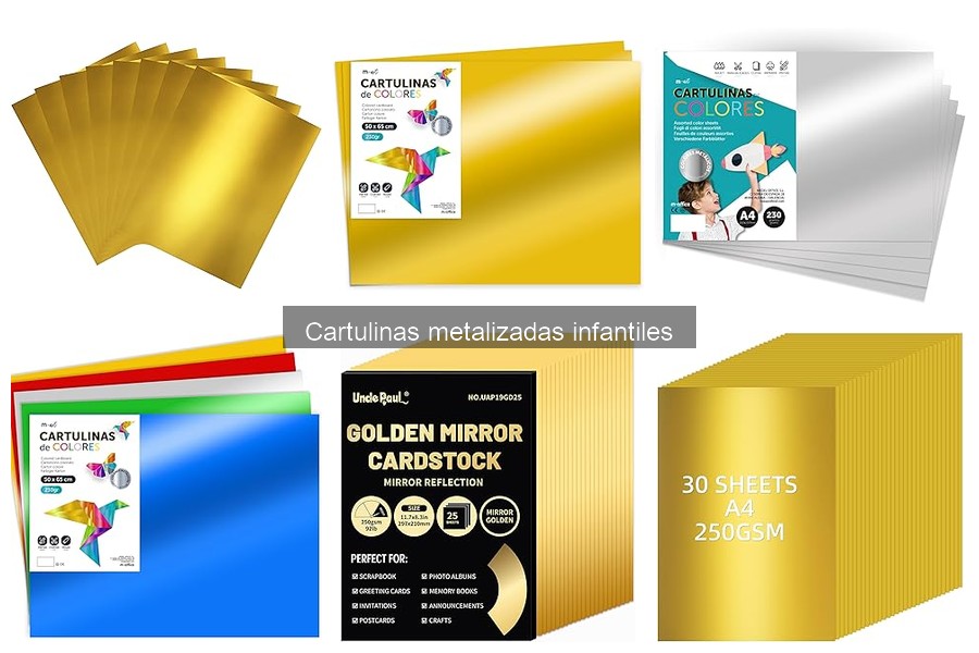Comparativa: Cartulinas Metalizadas vs Normales para Manualidades