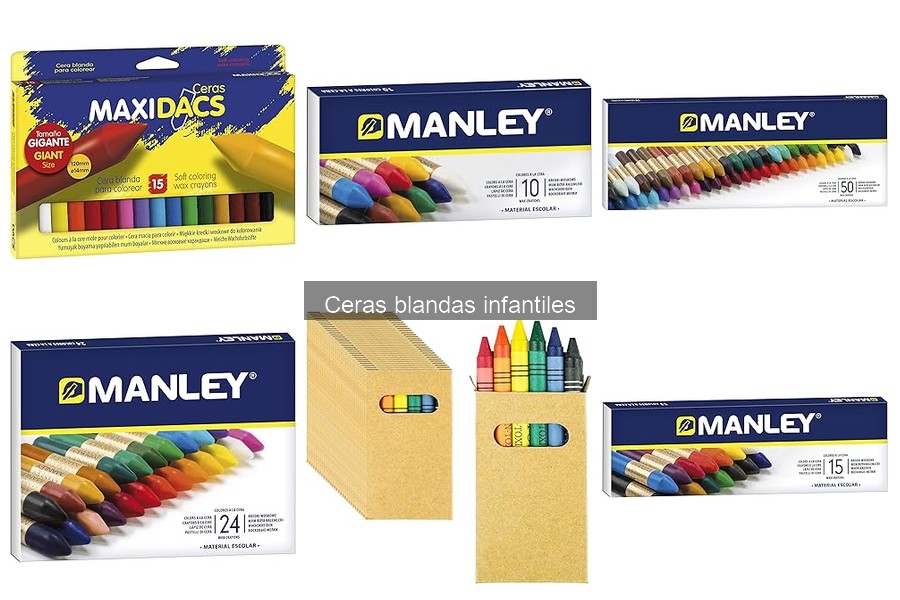Comparativa: Ceras blandas vs. ceras duras para niños