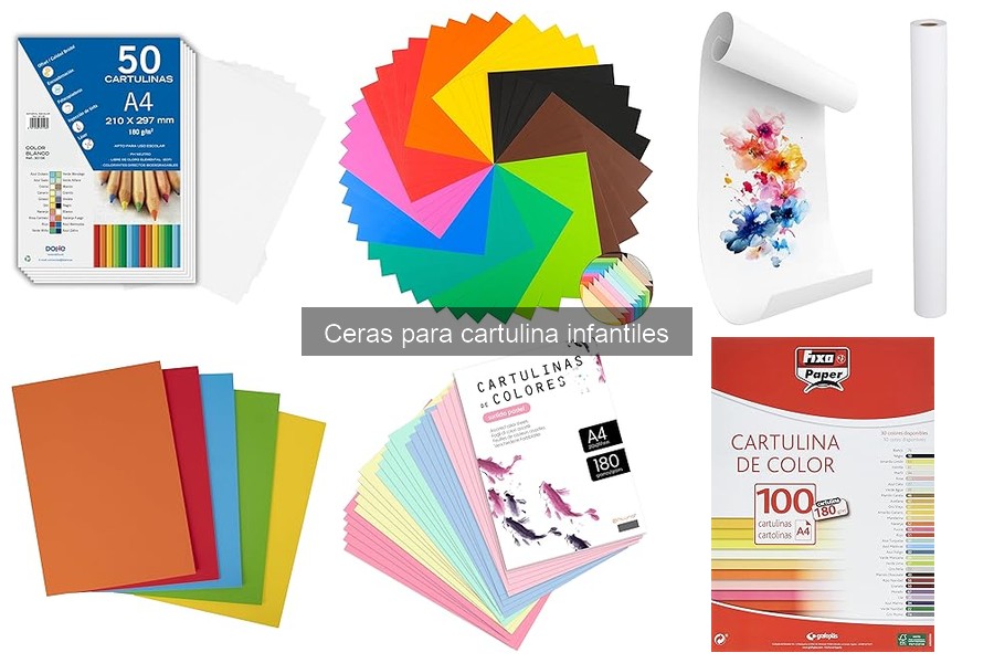 Comparativa: Ceras para cartulina vs. Otros materiales de dibujo