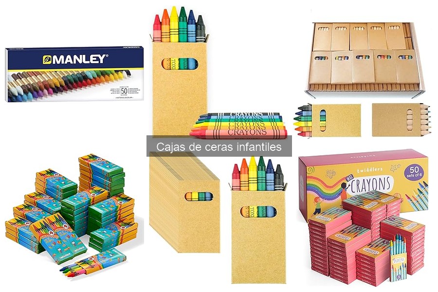 Comparativa de Cajas de Ceras Infantiles por Precio