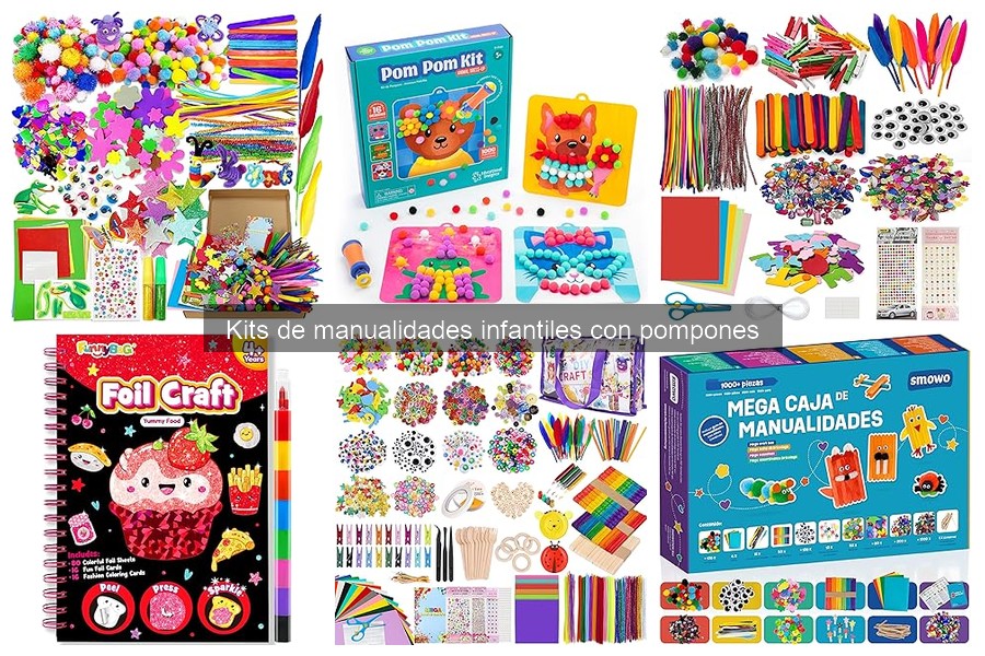 Comparativa de Kits de Manualidades Infantiles con Pompones