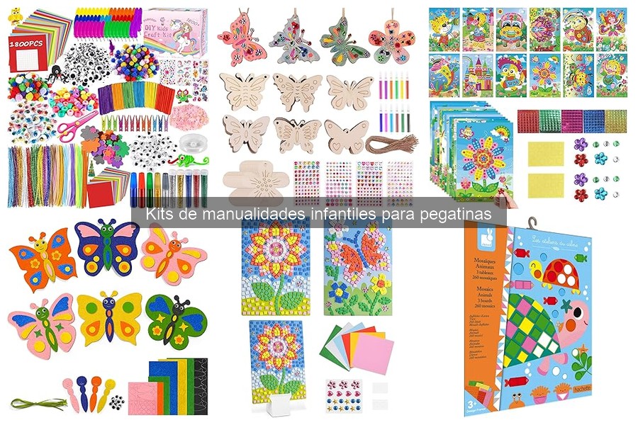 Comparativa de Kits de Manualidades Infantiles para Pegatinas