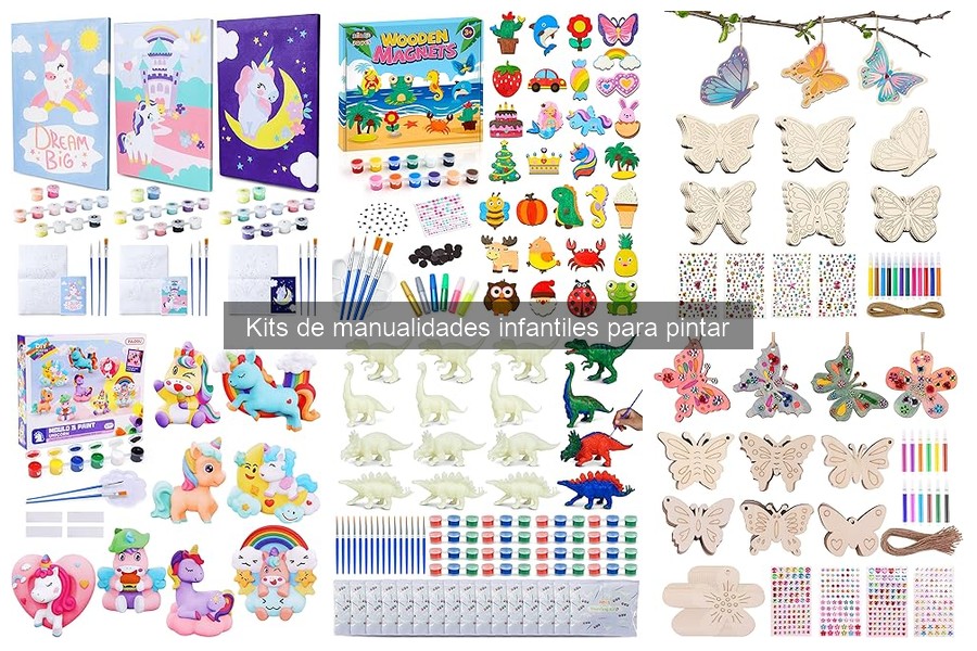 Comparativa de Kits de Manualidades Infantiles para Pintar