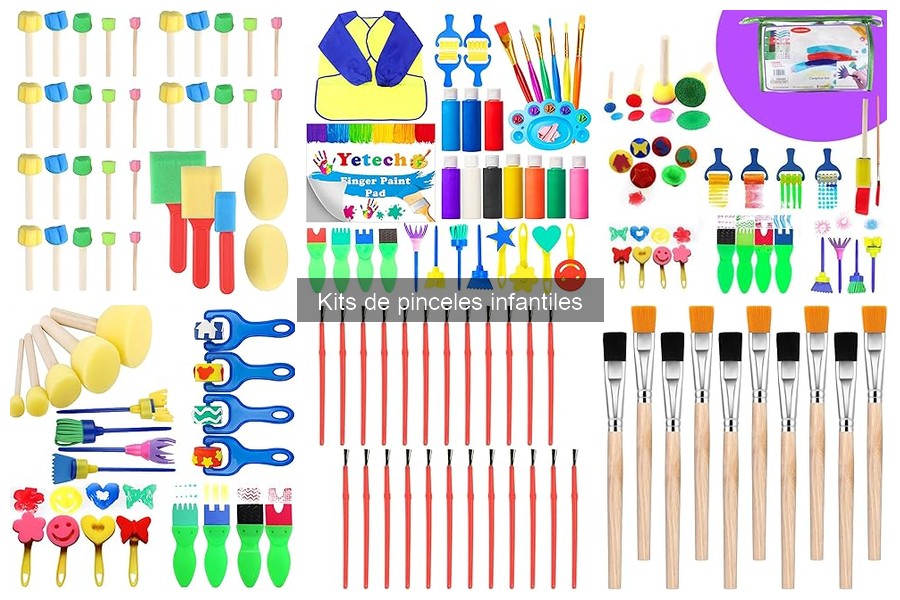 Comparativa de Kits de Pinceles Infantiles: Mejores Marcas