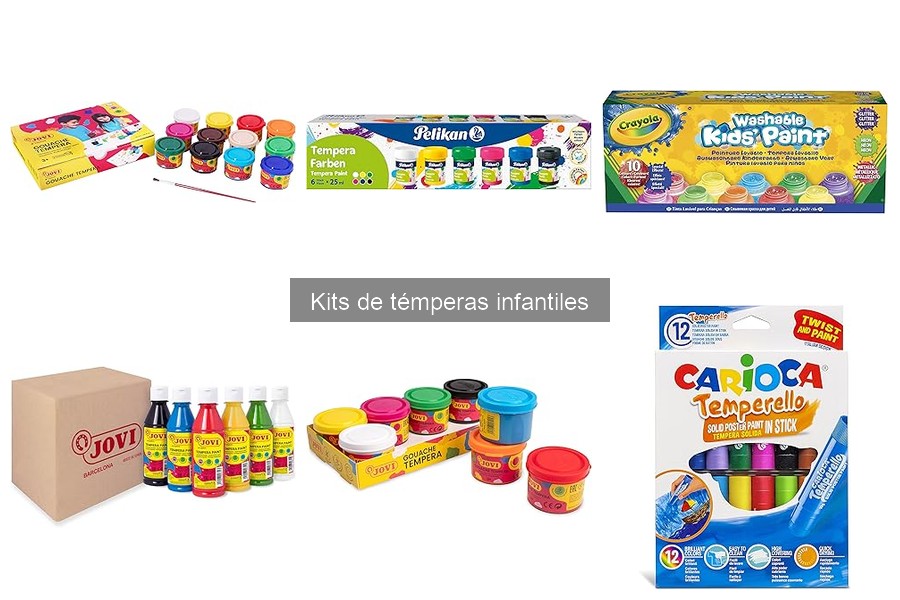 Comparativa de Kits de Témperas Infantiles: Mejores Marcas