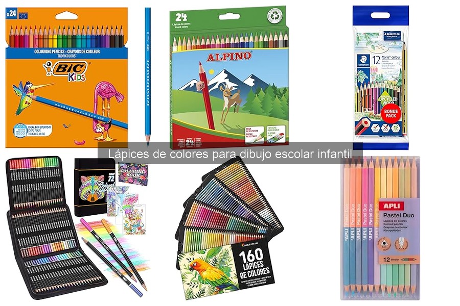 Comparativa de Lápices de Colores Infantiles: Alpino y AF®