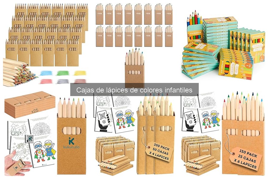 Comparativa de las Mejores Cajas de Lápices de Colores Infantiles