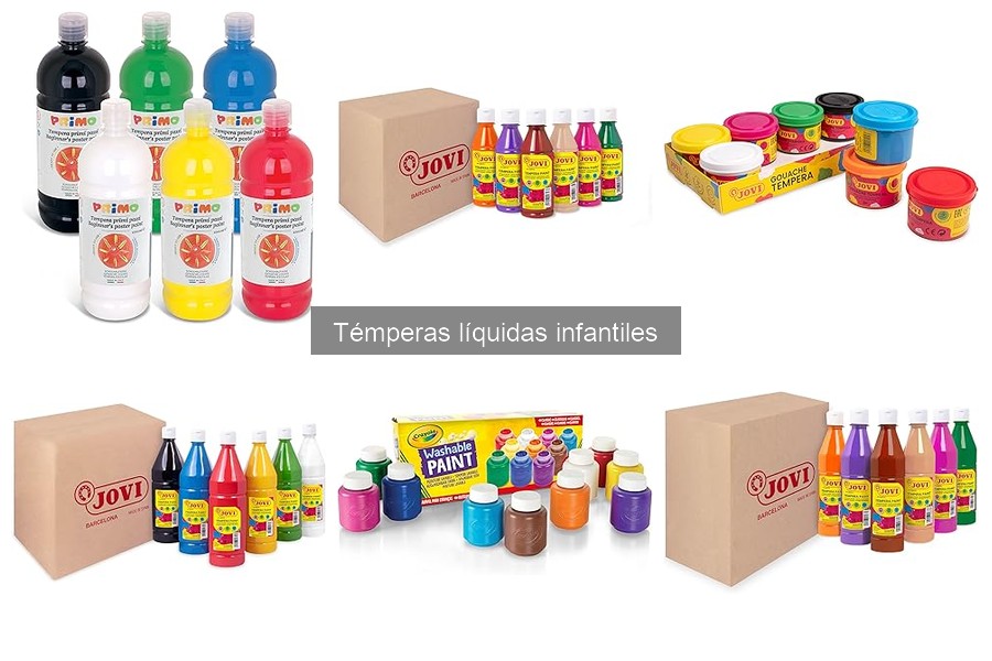 Comparativa de las Mejores Témperas Líquidas Infantiles