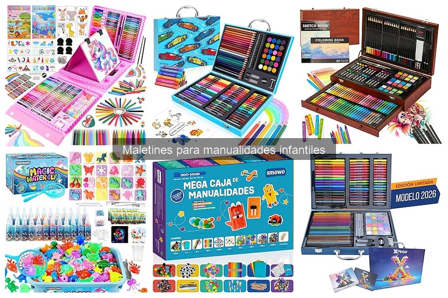 Comparativa de Maletines para Manualidades Infantiles