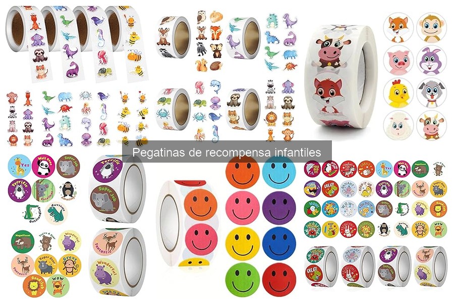 Comparativa de marcas de pegatinas de recompensa infantiles