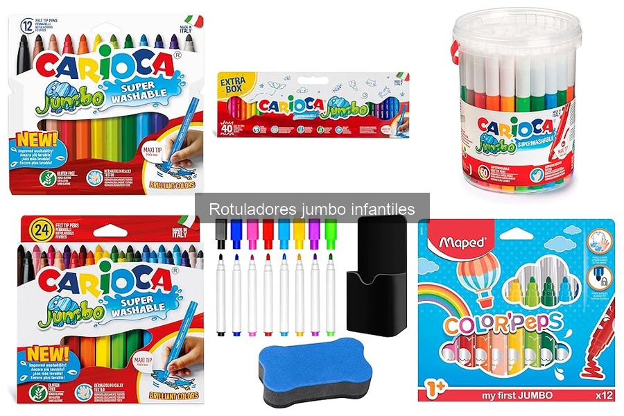 Comparativa de Mejores Rotuladores Jumbo para Niños