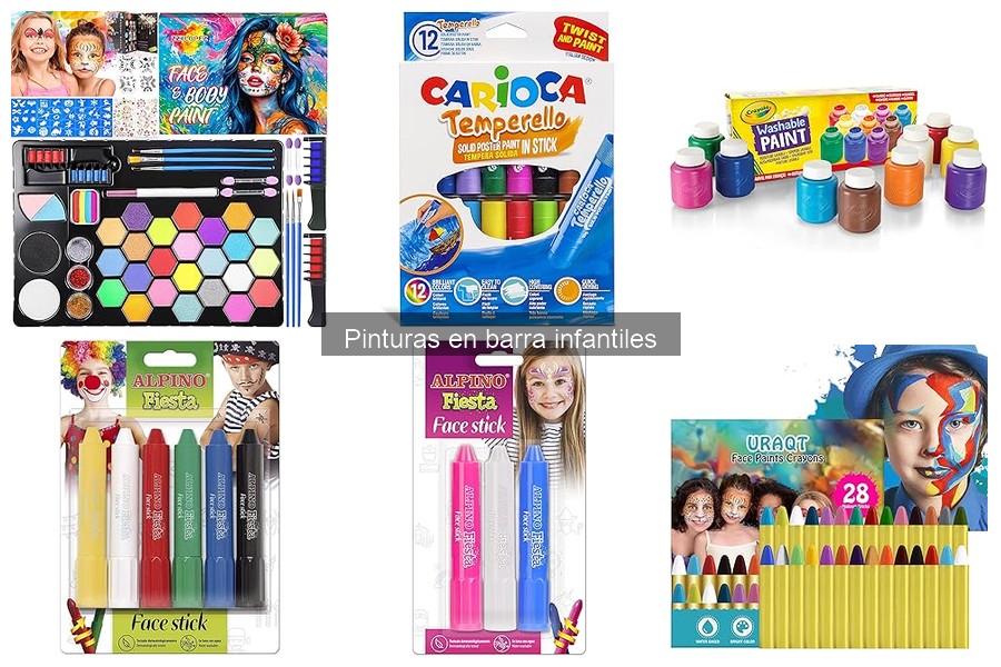 Comparativa de Pinturas en Barra Infantiles: Mejores Marcas
