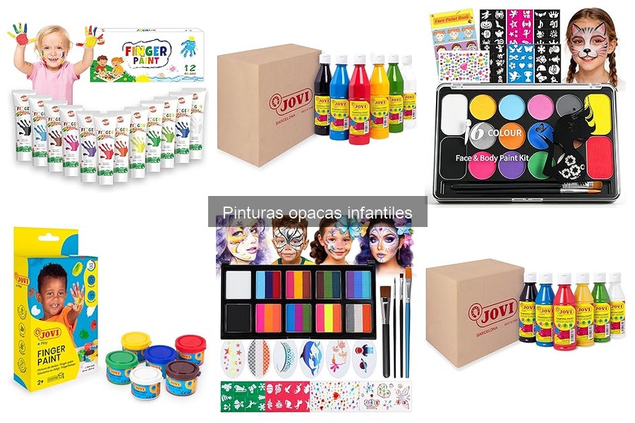 Comparativa de pinturas opacas infantiles: las mejores marcas