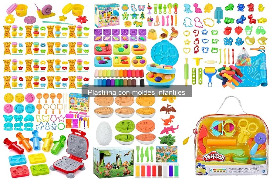 Comparativa de Plastilina con Moldes para Niños: Mejores Opciones