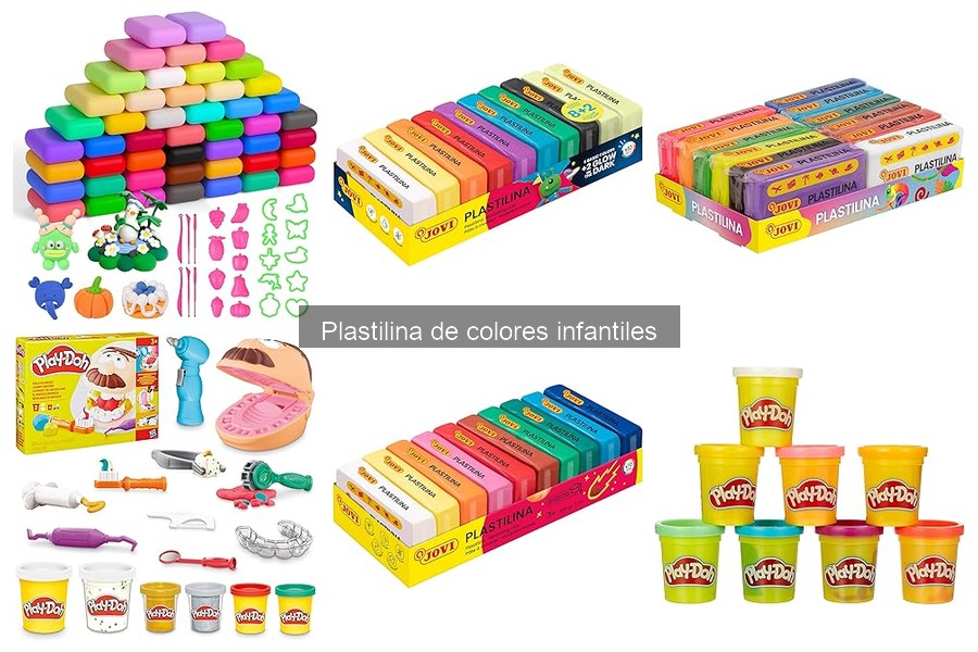 Comparativa de plastilina suave y dura para manualidades infantiles