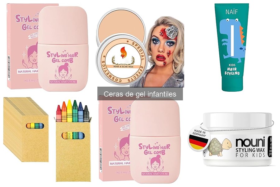 Comparativa de precios de ceras de gel infantiles