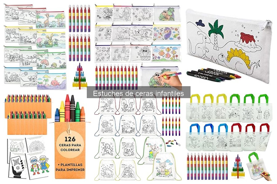 Comparativa de precios de estuches de ceras infantiles