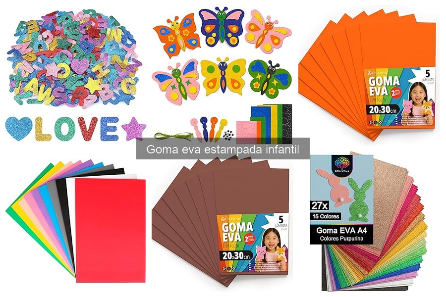 Comparativa de precios de goma eva estampada en tiendas