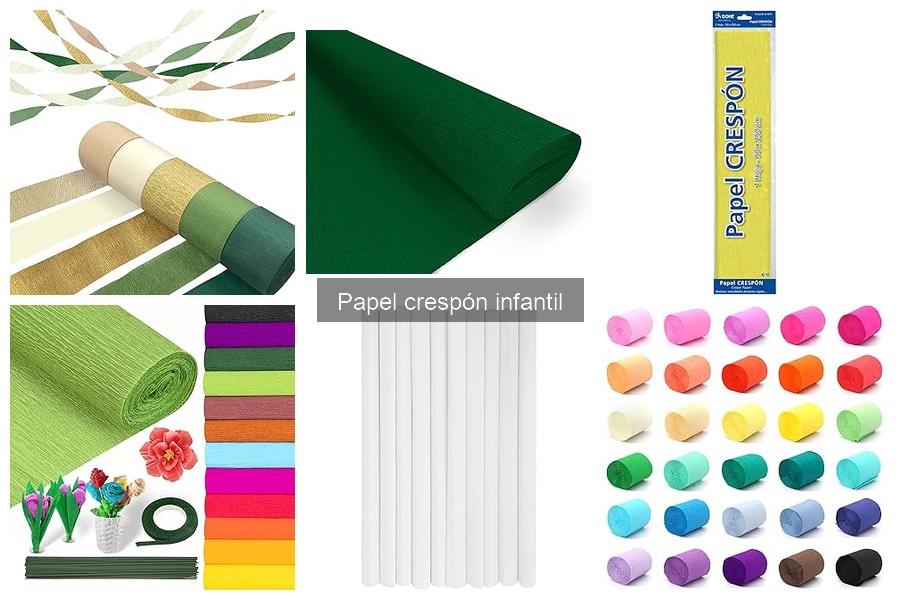 Comparativa de precios de papel crespón infantil en Amazon