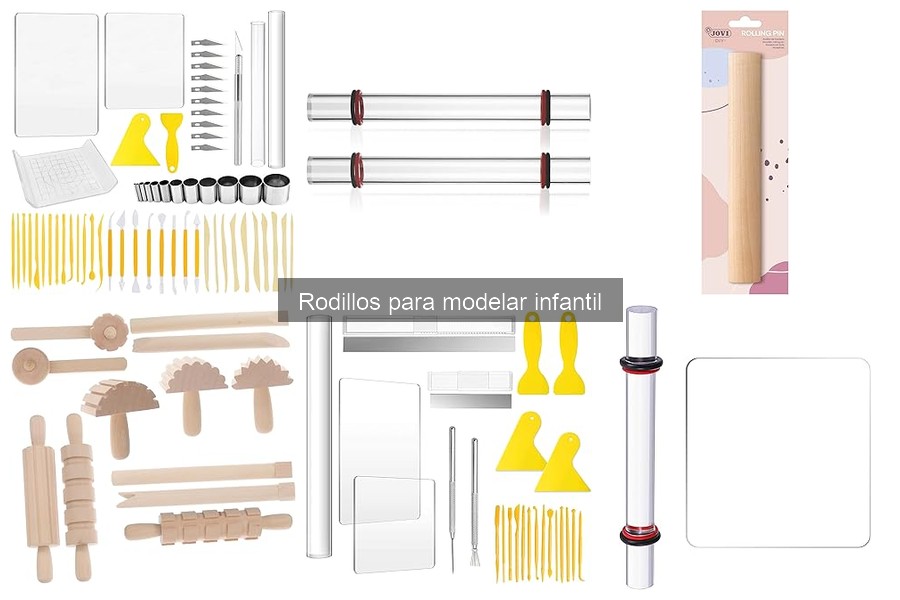 Comparativa de precios de rodillos para modelar infantil