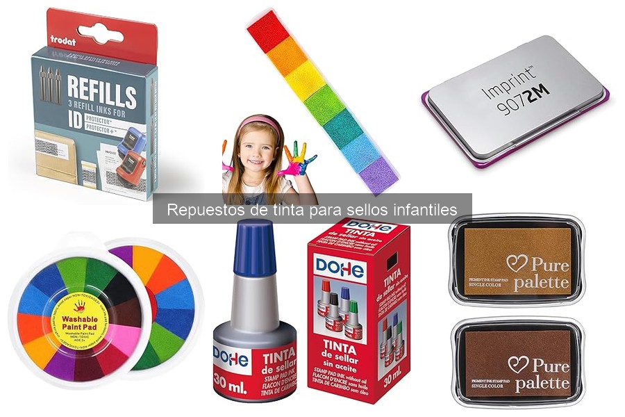 Comparativa de precios de tinta para sellos infantiles