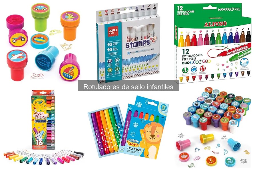 Comparativa de rotuladores de sello infantiles: Mejores marcas