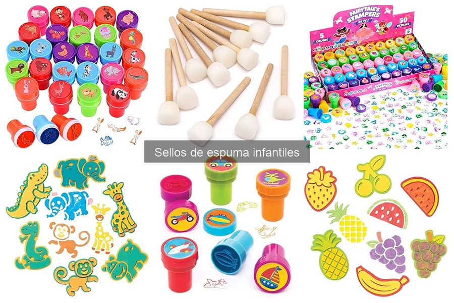 Comparativa de Sellos de Espuma Infantiles: Marcas y Precios
