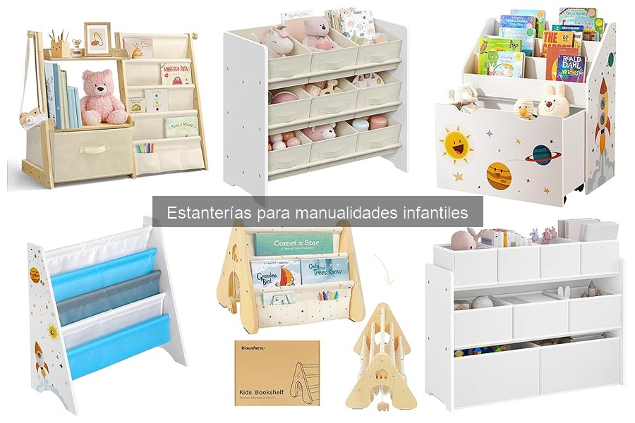Comparativa: Estanterías abiertas vs. cerradas para manualidades infantiles
