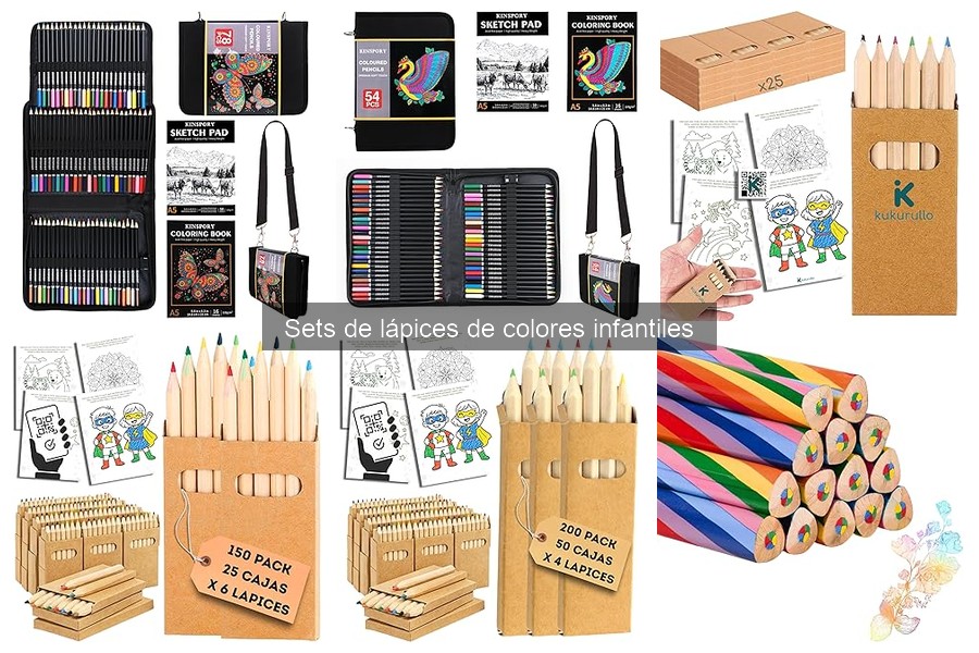 Comparativa: Lápices de colores acuarelables vs. tradicionales