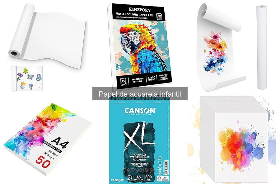 Comparativa: Papel de acuarela vs. otros papeles infantiles