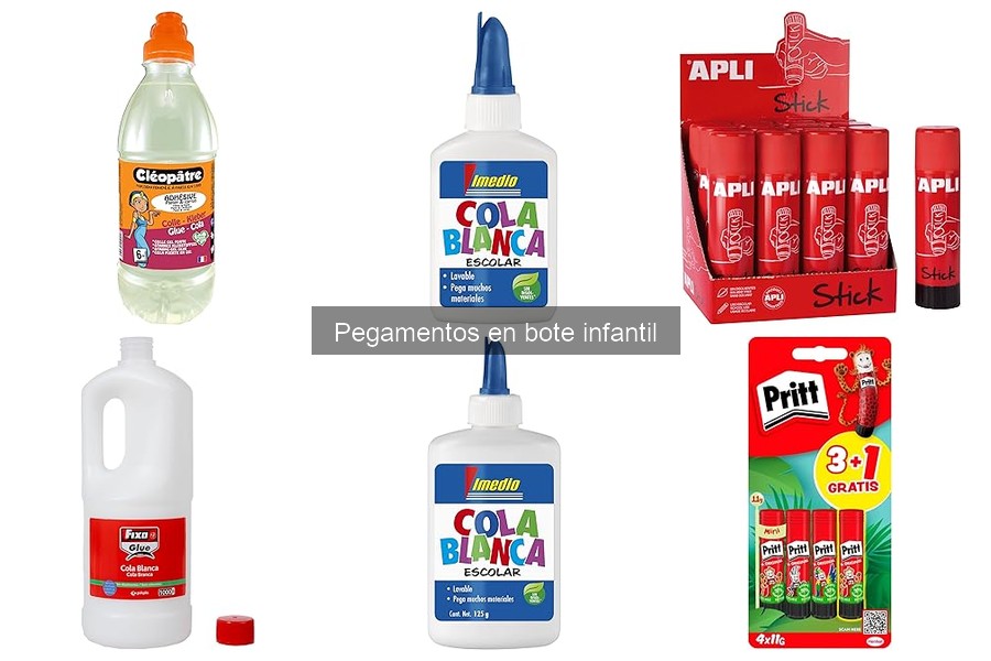 Comparativa: Pegamento en Bote vs. Adhesivos Infantiles