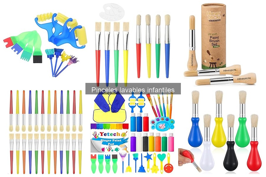 Comparativa: Pinceles Lavables vs Tradicionales para Niños