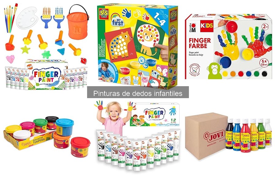 Comparativa: Pinturas de Dedos Lavables vs. No Lavables