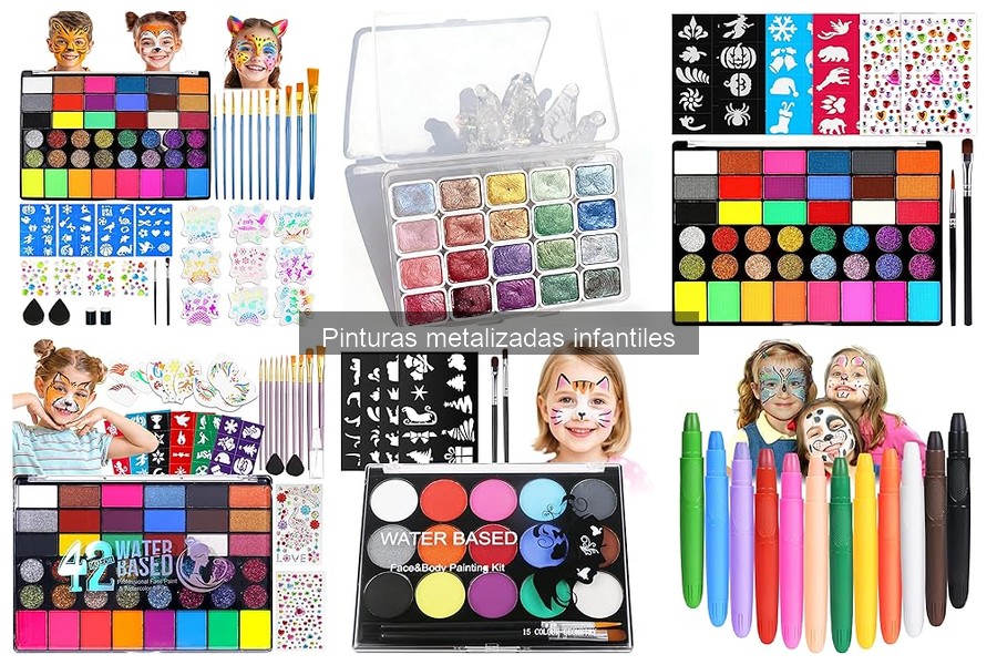 Comparativa: Pinturas Metalizadas vs Acrílicas para Niños