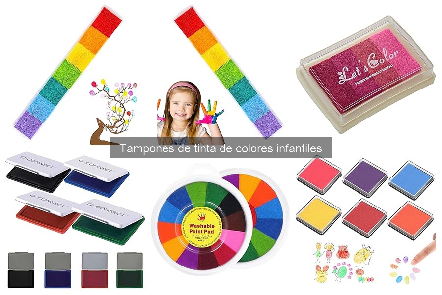 Comparativa: Tampones de tinta vs. otros tipos de tinta infantil
