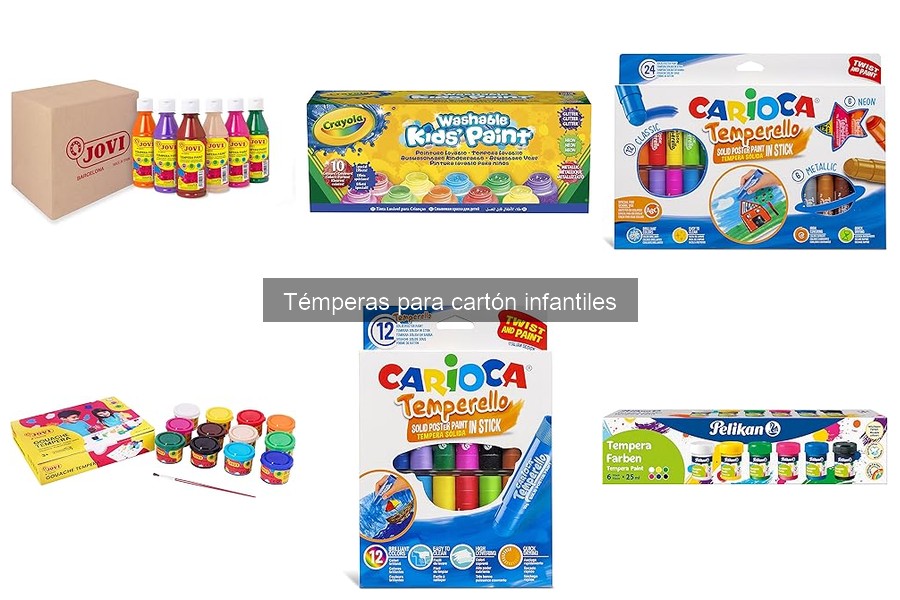 Comparativa: Témperas Acrílicas vs. Acuarelables para Cartón