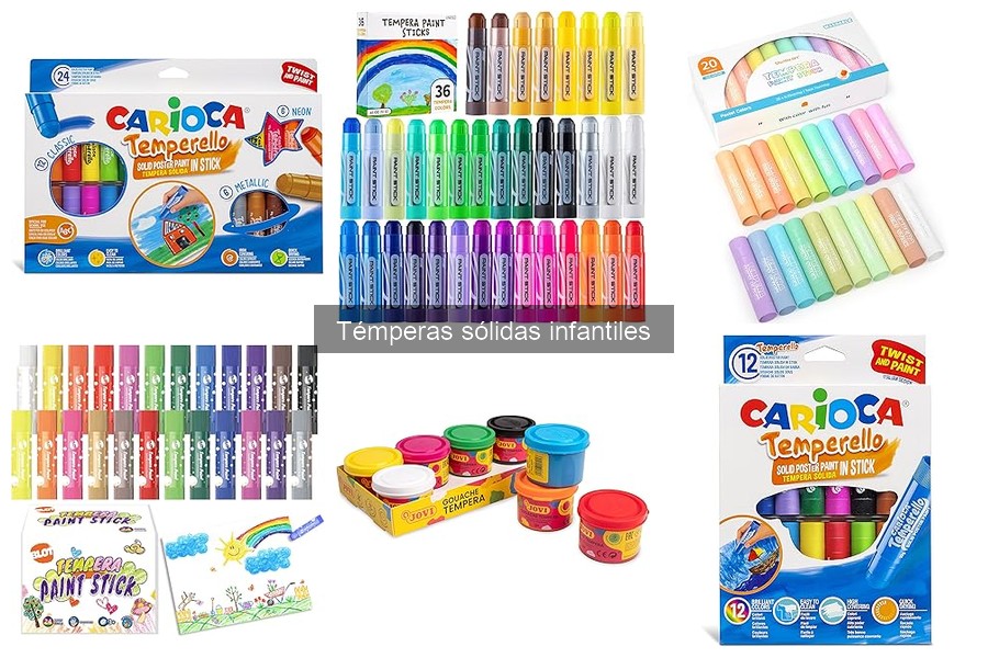 Comparativa: Témperas Sólidas vs Líquidas para Niños