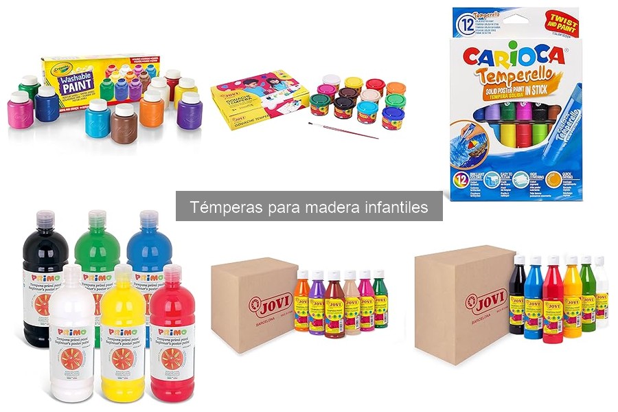 Comparativa: Témperas vs Acrílicos para Madera