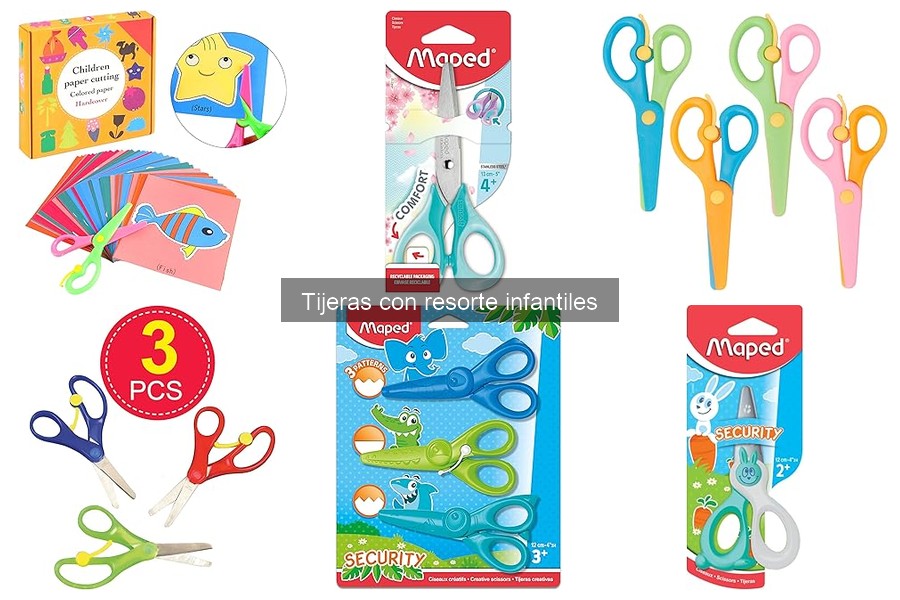 Comprar tijeras con resorte para niños a buen precio