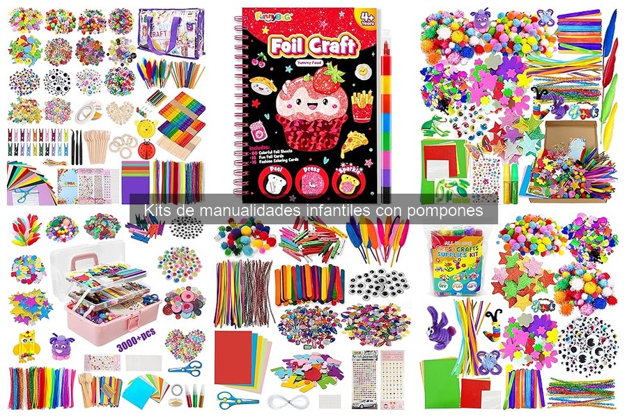 Consejos para el almacenamiento de pompones en kits de manualidades