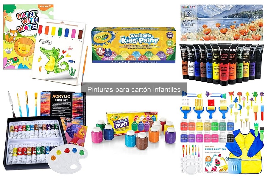 Consejos para Elegir Pinturas para Cartón Infantiles