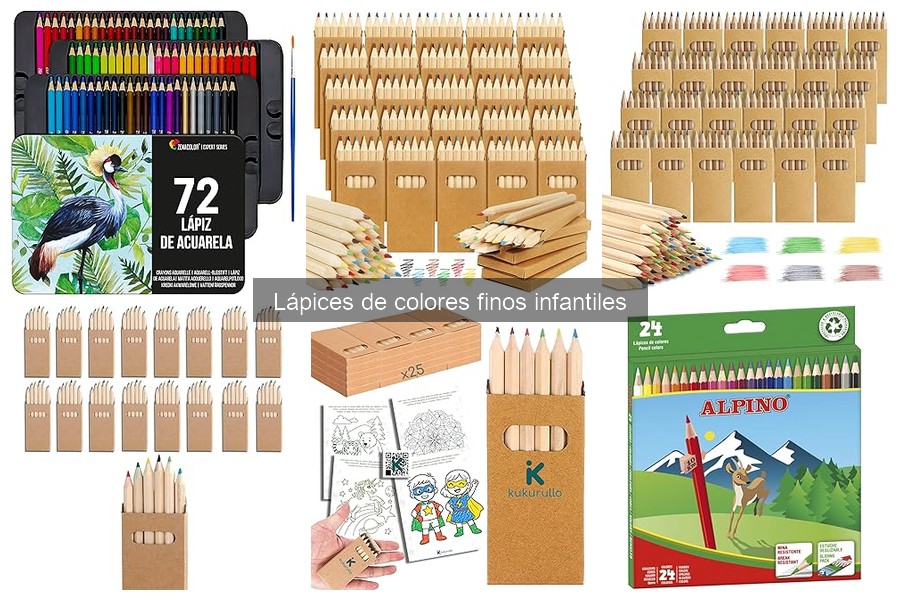 Cuándo iniciar a los niños en lápices de colores finos
