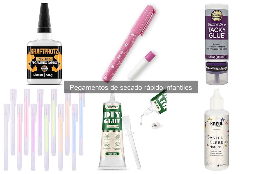 Cuándo no usar pegamento de secado rápido en manualidades infantiles