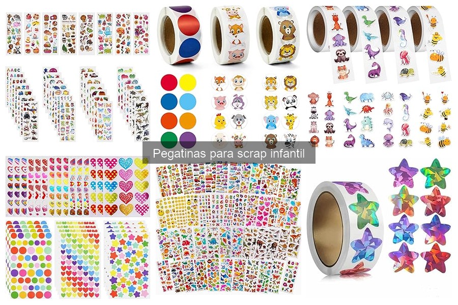 Cuidados para tus pegatinas en scrapbooking infantil